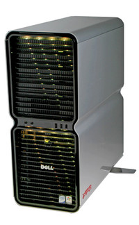 Dell quad core capable aluminum gaming computer tower