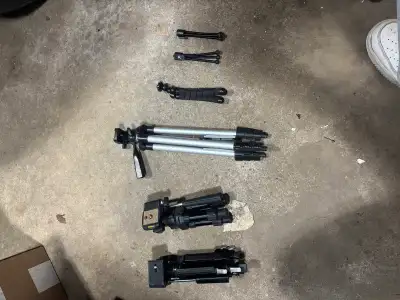 Bundle of 6 Assorted Camera & Phone Tripods, View more