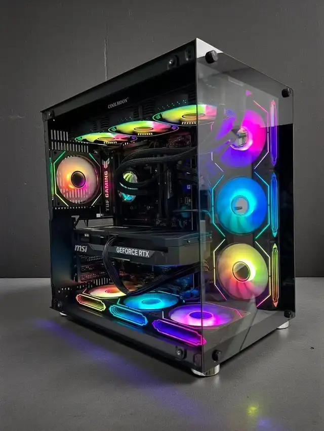 Newly built BLACK Knight **9800X3D** + 5080/ 32G ram/ 1TB SSD | Desktop ...