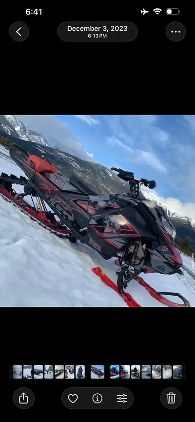 1,197kms on odometer Selling my favourite sled I’ve ever owned. This is my 2021 Summit Expert 850 wi...