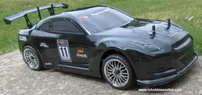 NEW 1/10 SCALE 4WD BRUSHLESS ELECTRIC RTR ROAD RACE RC CAR • Powerful HSP Brushless Motor • 7.4v 350...