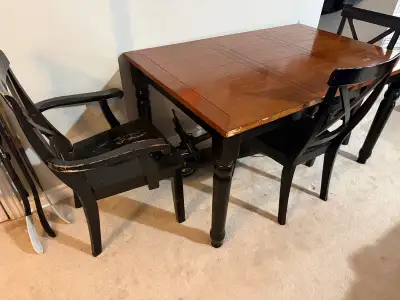 Wood Table and chairs , View more