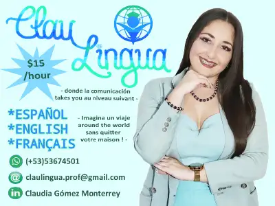 $15/h Online French, Spanish & English Tutor - All Ages & Levels, View more