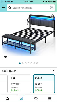 BRAND NEW QUEEN SIZE BED FRAME