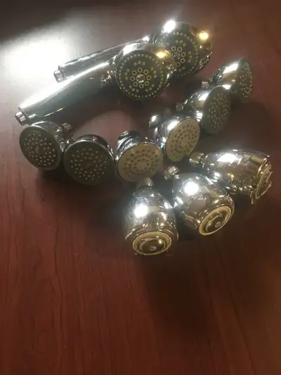 Moen/Delta & Other Chrome Shower Heads/11 Units only for $10.00, View more