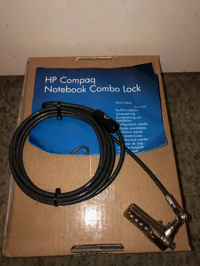 HP and Kensington Laptop Lock Cable for sale, View more