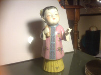 Vintage Chinese Porcelain Figure Antique China Statue Immortal G