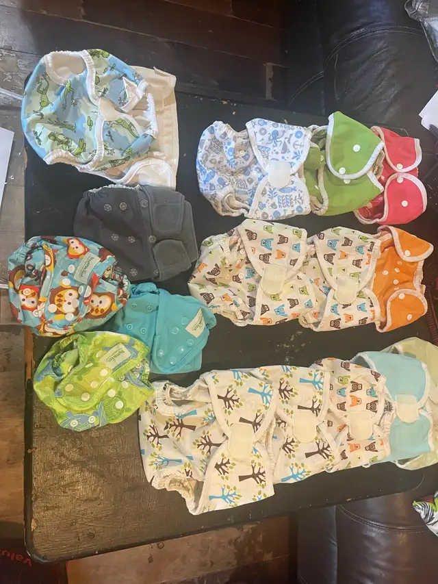 Bummis pre folds and covers cloth diapers lot in Bathing & Changing in Ottawa - Image 6