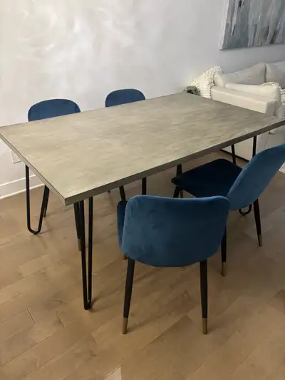 dining table and 4 chairs , View more