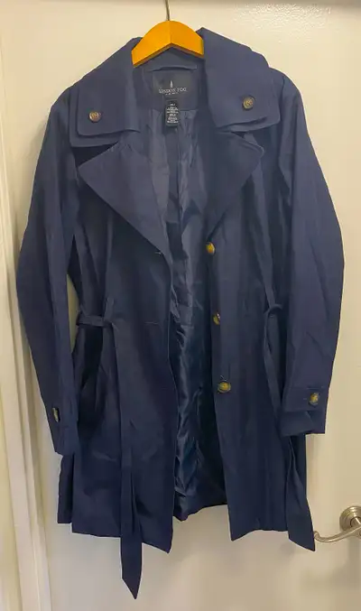 mid-length London Fog trenchcoat, View more
