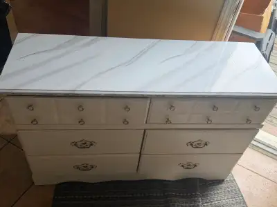 White Dresser for sale.