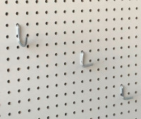 $15 ea White Pegboard Hanging Tools Work Office Room Garage Wall