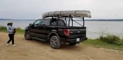 This brand new truck rack is the perfect solution for loading , unloading and transporting your gear...