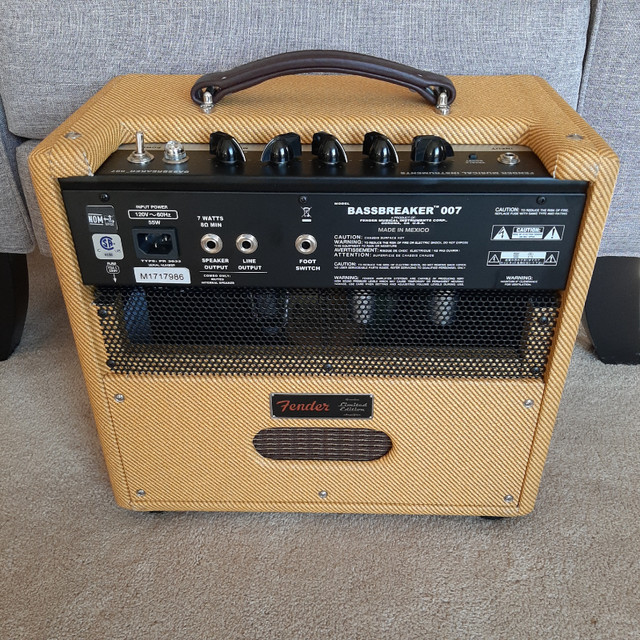 OPEN TO OFFERS. Fender Limited Edition Tweed Bassbreaker 007 in Amps & Pedals in Kingston - Image 3