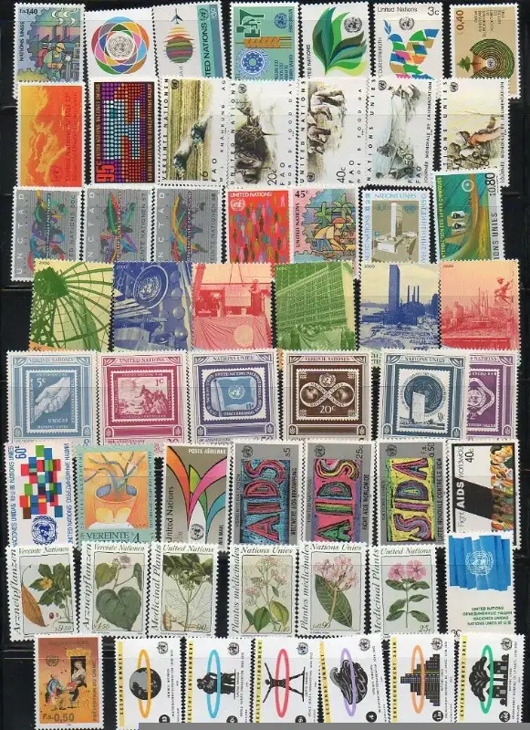 Over 600 UNITED NATIONS STAMPS MNH FROM US, VIENNA, SWITZERLAND in Hobbies & Crafts in Mississauga / Peel Region - Image 4