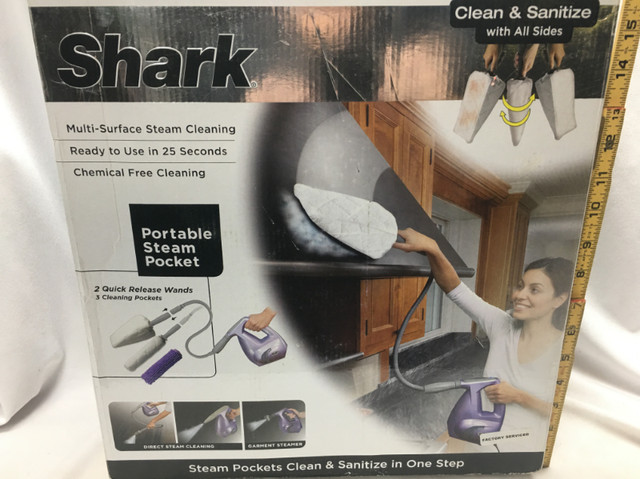 Shark Portable Steam Pocket Handheld Steam Cleaner in Irons & Garment Steamers in St. Catharines - Image 2