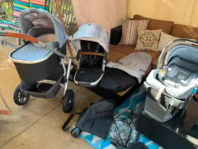 .Low km Uppababy Vista stroller model 2019, View more
