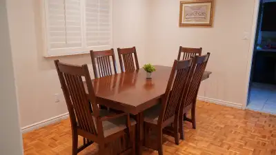 Dining Table Set Extendable - Solid Wood, View more