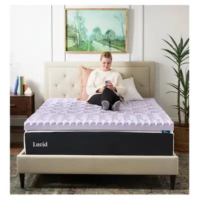 memory foam 3” mattress topper twin XL , View more