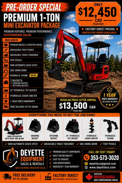 1 Ton Reasdy to work excavator, View more