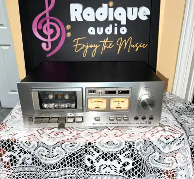 Pioneer CT-F500 Silver Face Cassette Deck – Serviced, Japan, View more