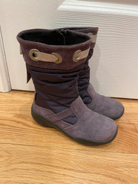 Ecco fille 27 / 10 US bottes mi-saison doublée girl boots 