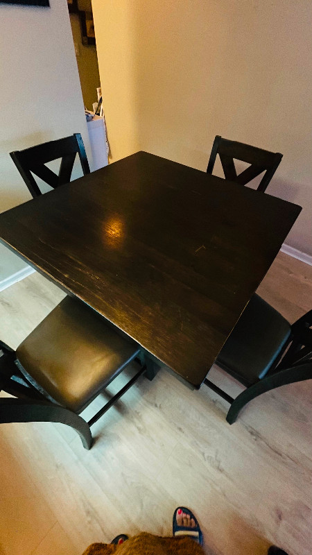 Dining table and 4 Chairs in Dining Tables & Sets in Richmond - Image 4