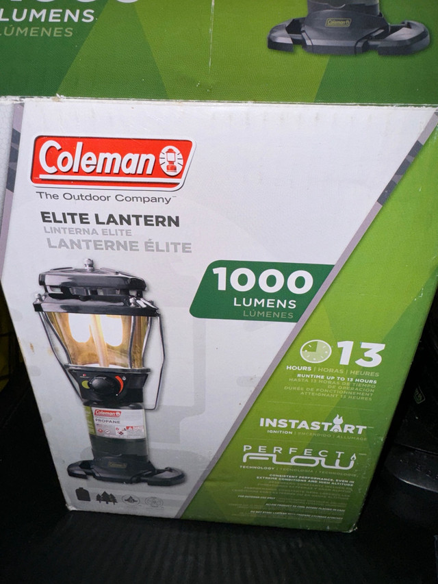 Coleman Elite Pro Propane Mantle Camping Lantern with Hanging Ho in Other in Edmonton - Image 2