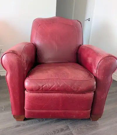 Oxblood Leather EasyBoy Recliner – Classic & Comfortable, View more