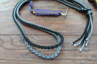 Paracord braided neck rope for horse riding