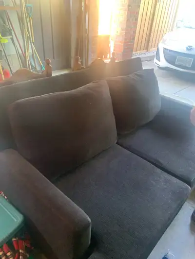Used Black Couch 2-Seater, View more