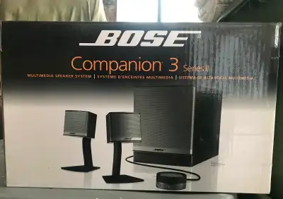 Selling my Bose Companion 3 Speaker Set w/ Subwoofer. They work just fine and come with everything a...