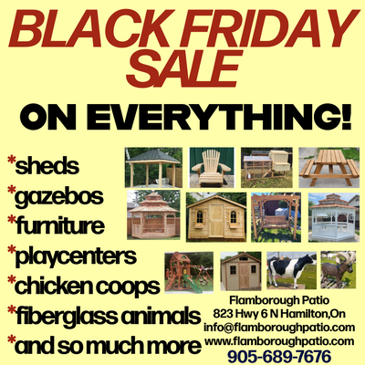 We offer all types of storage sheds and custom-built options! Get ready for the cold season and plac...