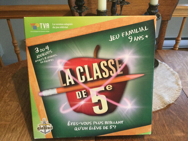 la classe de 5ème JEU concours idéal PROFESSEUR  je poste dans Jouets et jeux  à Laval/Rive Nord