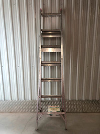 6-9’ medium duty aluminum ladder