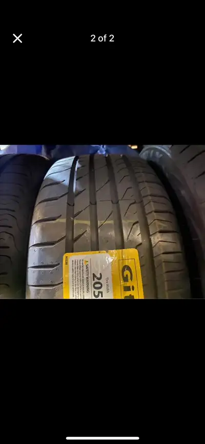 One new 205 45 17 new allseasons tire Run Flat type $200 installation & balance included