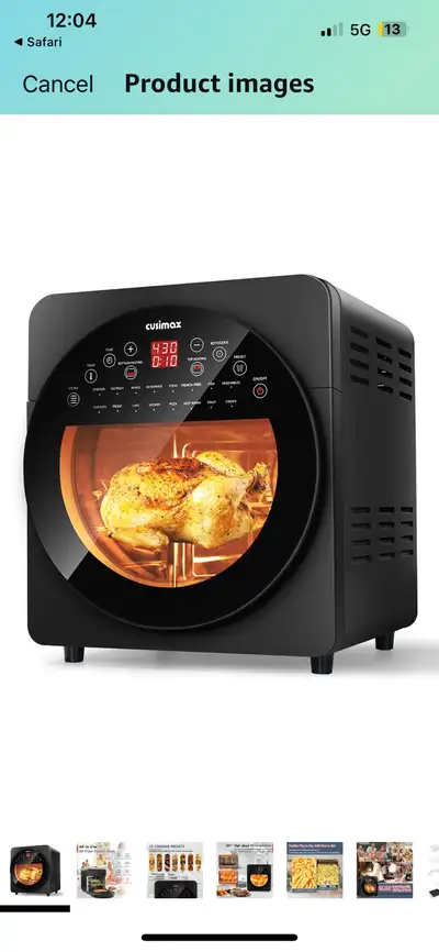 New Cusimax Air Fryer oven , View more