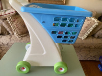 Little Tikes Grocery cart Blue & white