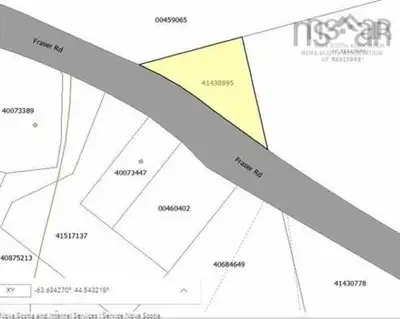 Vacant Land for Sale MLS #202509666 Address: LOT Fraser Road Community: Williamswood Approximate Tot...