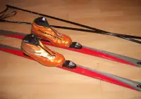lot: ski de fond ALPINA 195 cm + bottes  8-9 men / 9-10 US femme