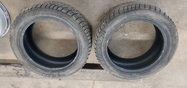 2 winter tires 245/50/18 in Other Parts & Accessories in Oakville / Halton Region - Image 2