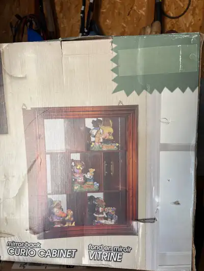 Mirror-Back Curio Cabinet, View more