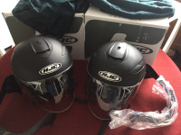 Two HJC Helmets in Very Good Condition 
