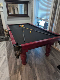 8 foot billiard table 