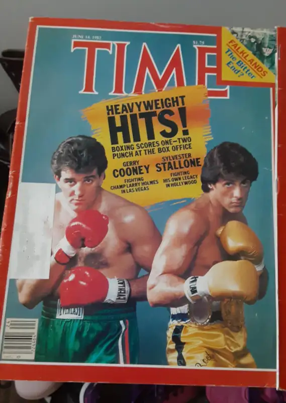 TIME MAGAZINE - HEAVYWEIGHT HITS - STALLONE