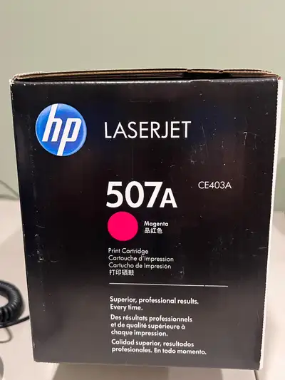 HP Laserjet 507A Magenta (Pink) print cartridge New in box, View more