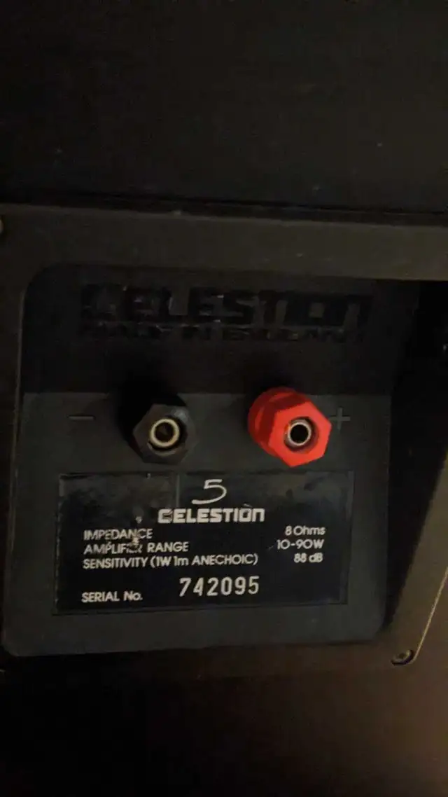 Celestion 5 speakers - 90 watts in Speakers in City of Toronto - Image 6