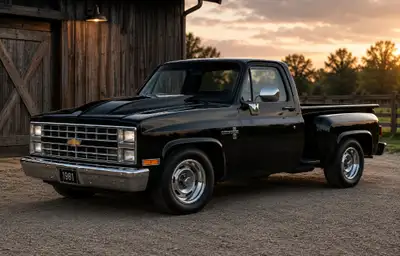 Fully restored 1981 c10 Shortbox Stepside. We decided to go old school on this build with a 454 big...