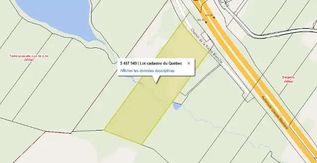 Large property located on Chemin Roche Blanche in Dégelis628633272221451218