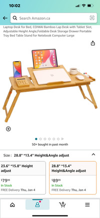 Laptop desk/table